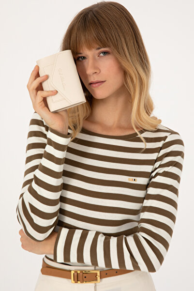 U.S. Polo Assn. Women's Beige Wallet 50317054-Vr011