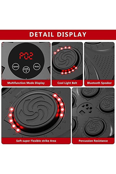 Zoom Plus Smart Electronic Music Boxing Machine, Wall-Mounted Boxing Game