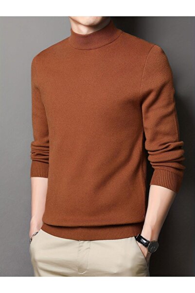 ribana Slim Fit Half Turtleneck Knitwear Sweater