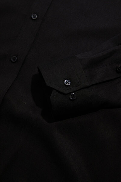 W Collection Black Soft Collar Shirt
