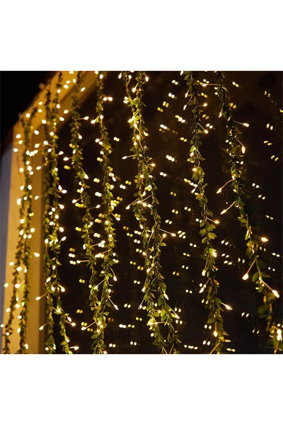 Coverzone 5 Meters Yellow Led Light – Decorative Lighting with USB Input, Remote Control, 8 Modes Copper Wire