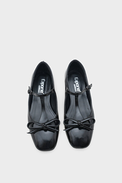 Capone Outfitters Suzi Flat Toe Strap Buckle Women's Ballerinas