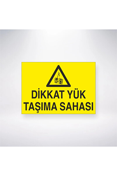 Reysa Tasarım تحذير منطقة الحمل 21x28 ملصق سلامة العمل اللاصق على الظهر