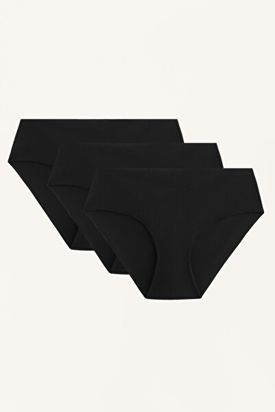Oysho 3 invisible polyamide blend classic briefs