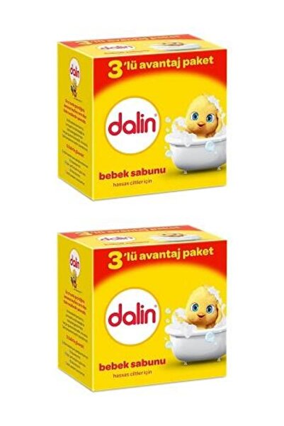 Dalin BEBEK SABUNU 100 GR YENİ FORMÜL 6 ADET