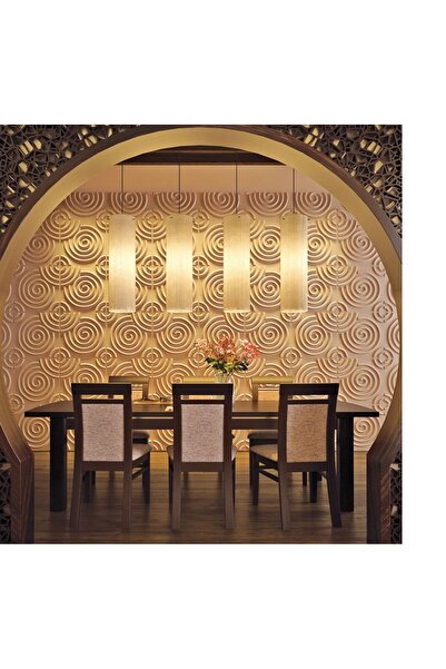 Duvarım 3 Boyutlu Boyanabilir PVC Duvar Paneli Style (50-50 cm 4 adet-1 metre...