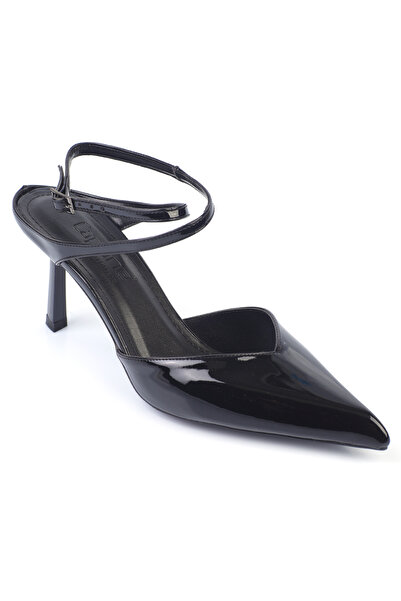 Capone Outfitters Tiff Pointed Toe Mid Heeled Ankle Strap Women's Shoes