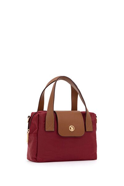 U.S. Polo Assn. Women's Burgundy Quilted Crossbody Bag 50317833-Vr014