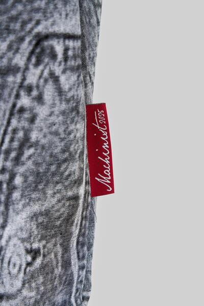 Machinist Чоловіча джинсова футболка Oversize, космічний сірий колір