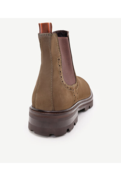 Yargıcı Lastikli Deri Bot