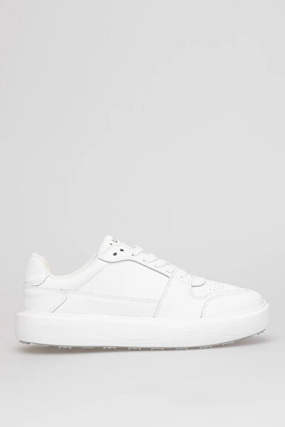 Lufian 112230251 Mateas Sneaker Men's Leather Shoes White