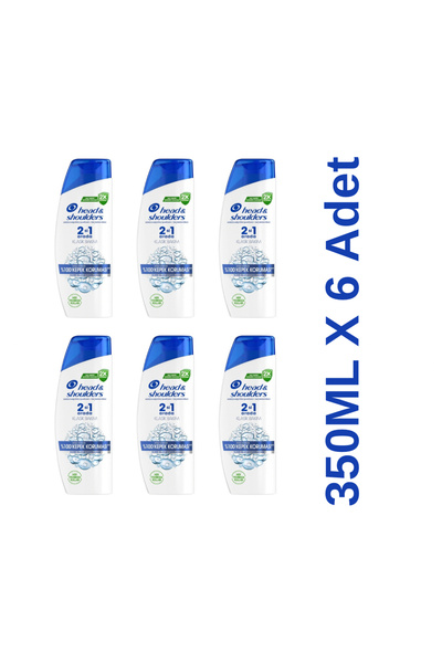 Head & Shoulders Nemlendirici Bakım Kepeğe Karşı Etkili Şampuan 350 ml x 6 Adet