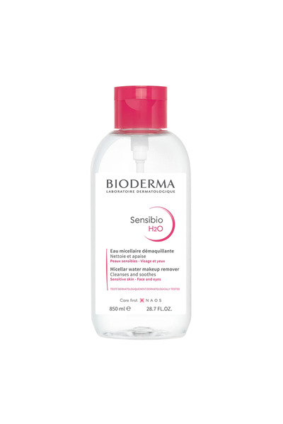 Bioderma Sensibio H2O Apa de curățare micelara pentru machiaj, piele sensibilă și normală 850 ml