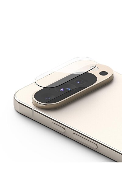 Ringke جوجل بيكسل 9a | إطار عدسة الكاميرا الزجاجي | عبوة من 3 قطع