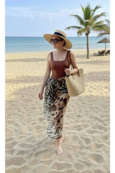 Zuff Baby ΛΕΟΠΑΡ ΣΧΕΔΙΟ ΠΑΡΕΟ ΚΑΦΕ ΣΙΦΟΝ ΤΟΥΛΙ ΡΟΥΧΑ ΠΑΡΑΛΙΑΣ