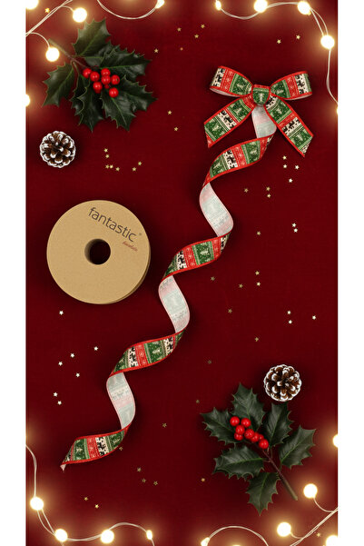 FANTASTIC KURDELE New Year Themed 2 cm X 3 Meters - Gift Wrapping and Decoration Ribbon (Different Model Options)