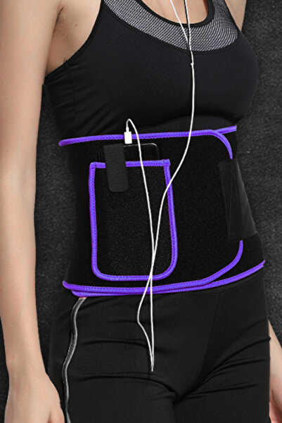 Muchmy حزام تنحيف البطن للرجال والنساء للصالة الرياضية مع حزام فيلكرو للجيب