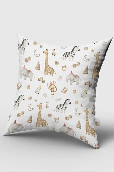 Bebemotto Watercolor Safari, Double Sided, Imported Velvet Fabric, Children's...