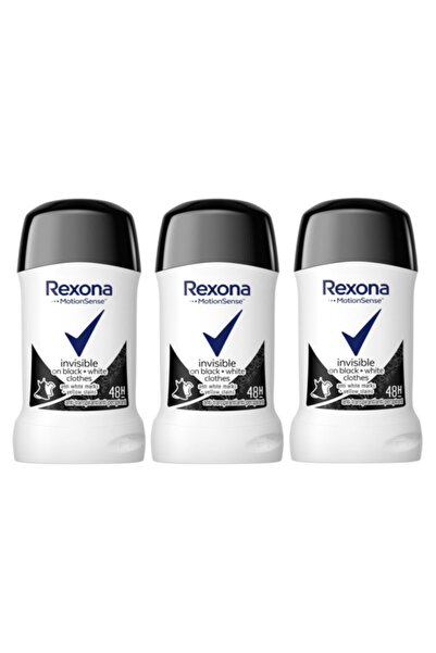 Rexona WOMEN İNVİSİBLE BLACK&WHİTE ROLL-ON 40ML 3 ADET