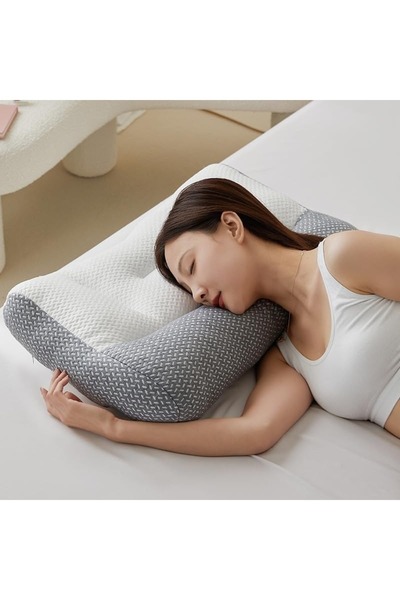 Generic Ergonomic Memory Foam Pillow for Neck Support Pillow & Ergonomic Bed Pillow with Breathable Cover