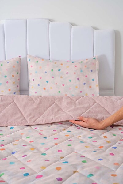 Rivaİstanbul Bonny Double Cotton Quilted Pike & Bedspread