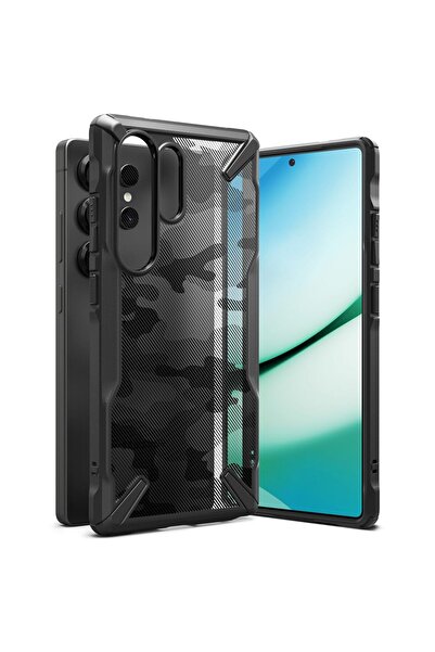 Ringke غطاء حماية لهاتف سامسونج جالاكسي S25 ألترا فيوجن-X سيريز - أسود مموه