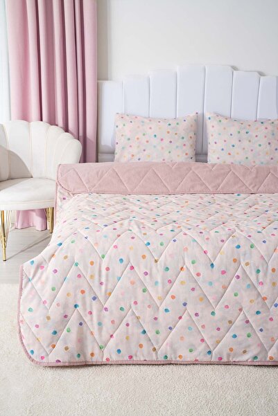 Rivaİstanbul Bonny Double Cotton Quilted Pike & Bedspread