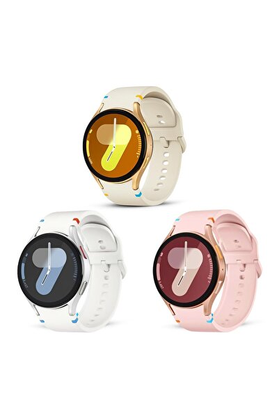 O Ozone مجموعة من 3 أساور سيليكون لساعة Galaxy Watch 8/8 Classic - Multi2