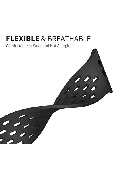 O Ozone (Pack of 2) Magnetic Buckle Silicone Band For Apple watch 49/45/44/42mm -Grey/Pink