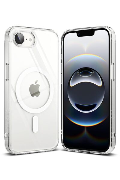 Ringke iPhone 17e / 16e Case Cover | Fusion Magnetic Series | Clear