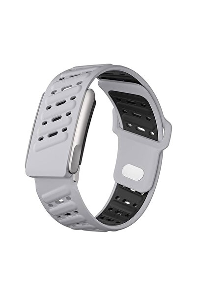 O Ozone Silicone Sport Replacement Band For WHOOP 5.0, One, Peak, and Life Fitness Tracker - Grey