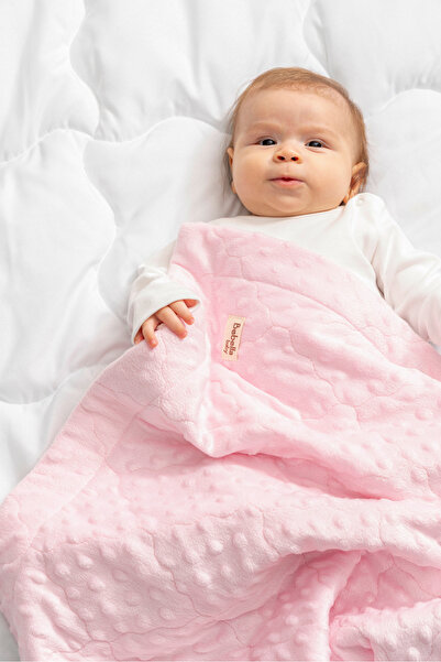 Bebella Quilted Chickpea Baby Swaddle Blanket – Double Sided Seasonal / Newborn Hospital Outlet 80X90Cm