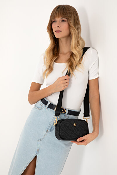 U.S. Polo Assn. Kadın Siyah Çapraz Çanta 50317809-VR046