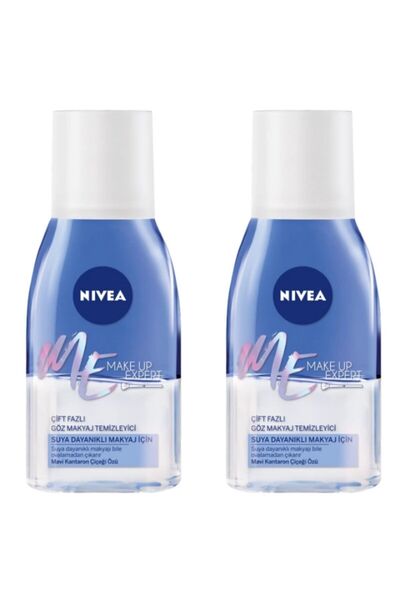 NIVEA GÖZ MAKYAJ TEMİZLEYİCİ 125 ML ÇİFT ETKİLİ 2 ADET