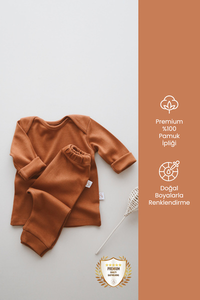 İLAYS Premium 1. Sınıf %100 Pamuk Bebek ikili takım (alt-üst)