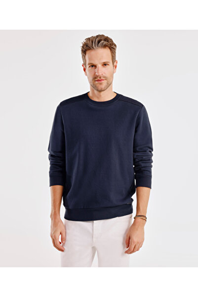 Yargıcı Triko Detaylı Sweatshirt