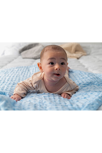 Bebella Quilted Chickpea Baby Swaddle Blanket – Double Sided Seasonal / Newborn Hospital Outlet 80X90Cm