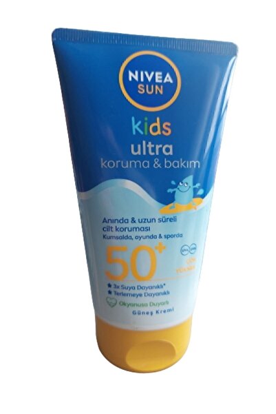 NIVEA Nıvea Sun Ultra Kids Protection & Care Children's Sun Cream Kids 50 Factor 150 ml