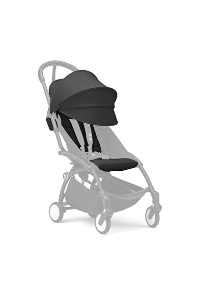 Stokke YOYO® 6+ Color Pack Black – Stroller Seat Fabric & Canopy for Toddlers