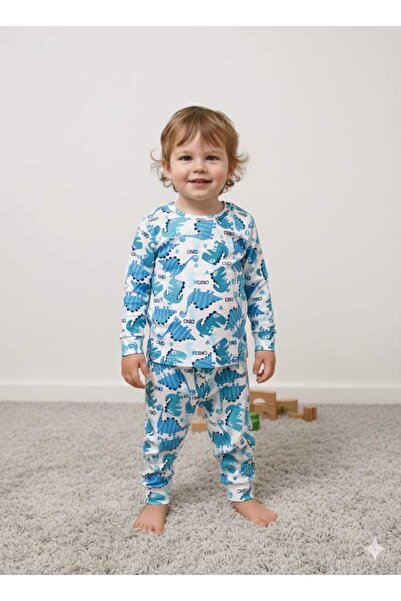 Ceco Çocuk Pijema Takımı Dinazor Desen