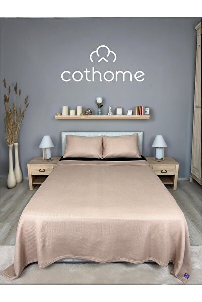 cothome Mevsimlik Pamuklu Yatak Örtüsü ve Yastık Kılıfı Set | Çift Kişilik | ...