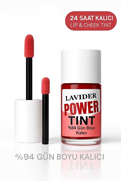 Lavider Lip Tint Kalıcı Likit Ruj - Dudak Yanak Tint - Suya Dayanıklı Kore Ti...