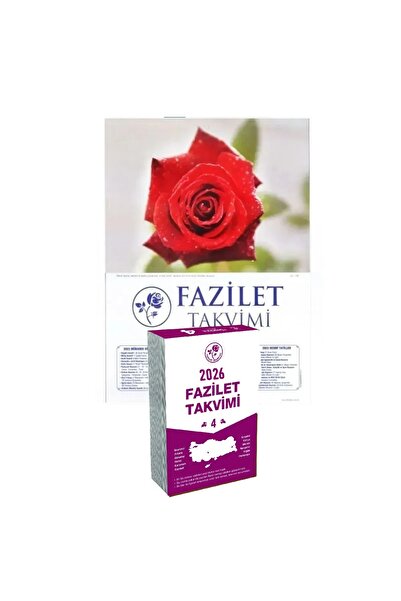 Fazilet Neşriyat Hayat Rehberimiz 2025 Fazilet Blok Takvimi 7 Bölge Yurtiçi