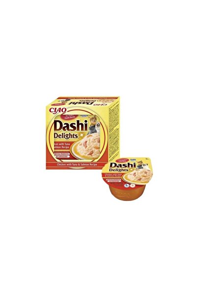 INABA CIAO CİAO DASHİ TAVUK&TON&SOMONLU KEDİ ÇORBASI 70 GR
