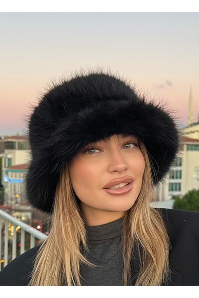 Mollycrush Πολυτελές Βελούδινο Καπέλο Bucket |   Χειμερινό γυναικείο καπέλο α...
