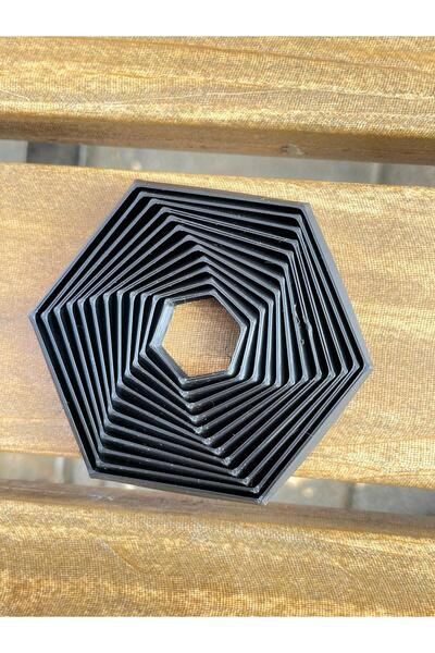 bafudigital 3D Stres Oyuncağı Rahatlatıcı Hareketli Altıgen Stres Oyuncağı