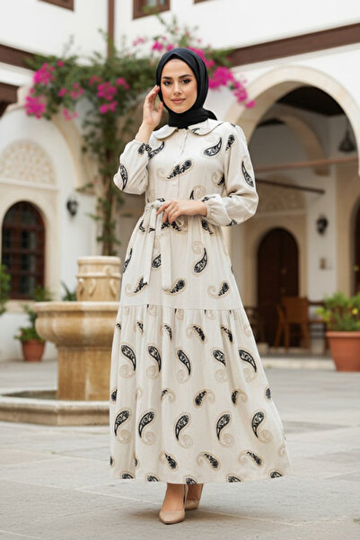 Neva Style Чорна сукня з візерунком 10302S