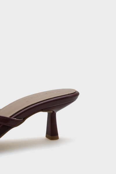 Capone Outfitters Kapcie damskie Midge Mid Heel Mesh Bow