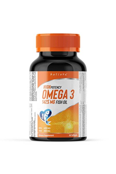 Holista هوليستا أوميغا 3- 1425 ملجم زيت سمك(80 كبسولة)
