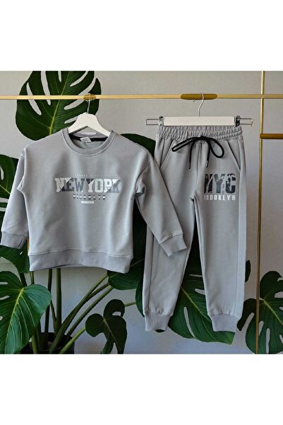 SÜSLÜ KİDS طقم رياضي للأولاد من نيويورك بروكلين